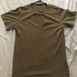 Olive T-Shirt Dress
